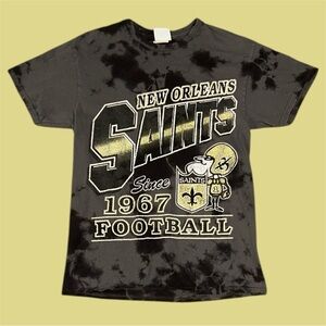 47 Brand Vintage New Orleans Saints Graphic TShirt Tie Dye